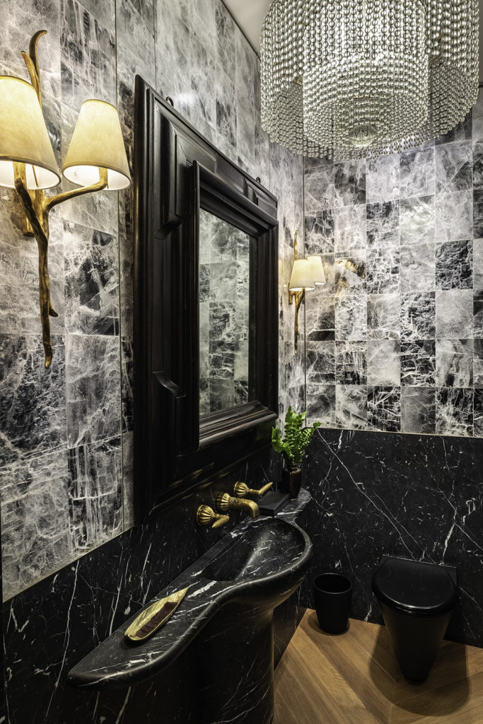 Powder Room in Gypsum