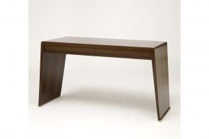 Desk In Rosewood & Bronze