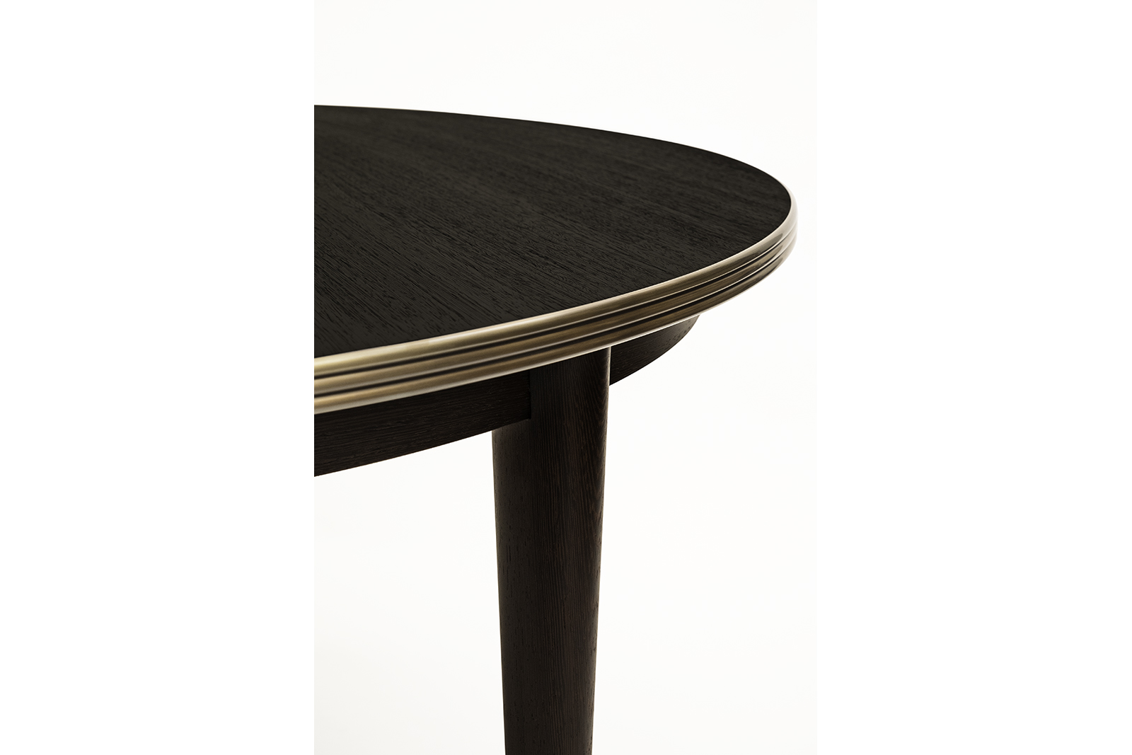 Dining Table In Wenge & Bronze